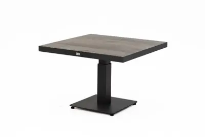 Trestino verstelbare lounge tuintafel codell pop-up 90x90x71cm antraciet - afbeelding 2