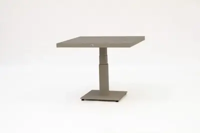 Trestino verstelbare lounge tuintafel codell pop-up 90x90x71cm latte - afbeelding 1