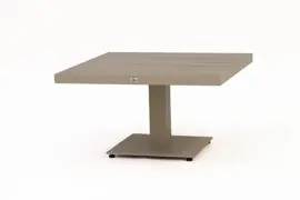 Trestino verstelbare lounge tuintafel codell pop-up 90x90x71cm latte - afbeelding 2