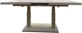 Trestino verstelbare lounge tuintafel codell pop-up extension 183x88x75cm latte - afbeelding 1