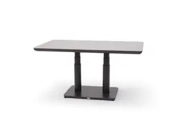 Trestino verstelbare lounge tuintafel toulon 140x80x72cm antraciet - afbeelding 1