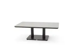 Trestino verstelbare lounge tuintafel toulon 140x80x72cm antraciet - afbeelding 2