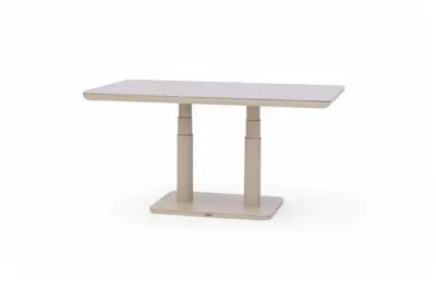 Trestino verstelbare lounge tuintafel toulon 140x80x72cm latte - afbeelding 1