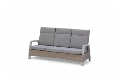 Trestino verstelbare loungebank barree 3-zits latte - afbeelding 1