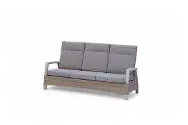 Trestino verstelbare loungebank barree 3-zits latte - afbeelding 1