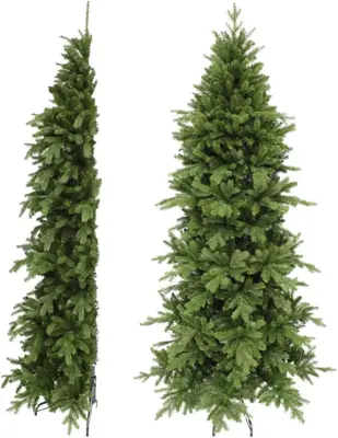 Triumph Tree Emerald halve kunstkerstboom groen 185cm - afbeelding 1