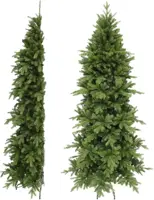 Triumph Tree Emerald halve kunstkerstboom groen 185cm - afbeelding 1