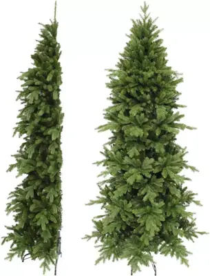 Triumph Tree Emerald halve kunstkerstboom groen 215cm - afbeelding 1