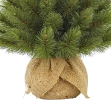 Triumph Tree Forest Frosted burlap kunstkerstboom met jute 45cm - afbeelding 2