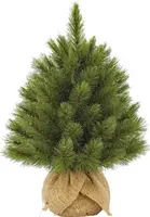 Triumph Tree Forest Frosted burlap kunstkerstboom met jute 45cm - afbeelding 1