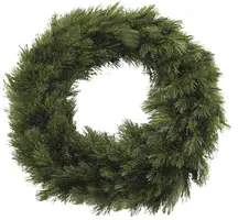 Triumph Tree Forest frosted kerstkrans groen Ø 120cm - afbeelding 1