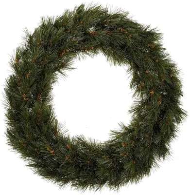 Triumph Tree Forest frosted kerstkrans groen Ø 45cm - afbeelding 5