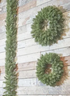 Triumph Tree Forest frosted kerstkrans groen Ø 90cm - afbeelding 5