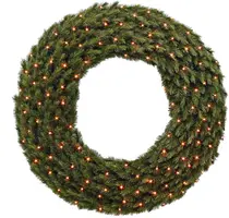 Triumph Tree Forest frosted pine verlichte kerstkrans groen Ø 200cm - 288 lampjes - afbeelding 3