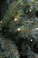 Triumph Tree Forest frosted slim grote verlichte kunstkerstboom groen 260cm - 360 lampjes - afbeelding 2