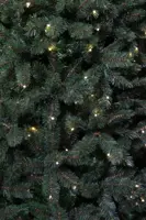 Triumph Tree Forest frosted slim grote verlichte kunstkerstboom groen 260cm - 360 lampjes - afbeelding 3