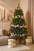 Triumph Tree Forest frosted verlichte kunstkerstboom blauwgroen 215cm - 304 lampjes - afbeelding 2