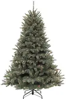 Triumph Tree Forest frosted verlichte kunstkerstboom blauwgroen 215cm - 304 lampjes - afbeelding 4
