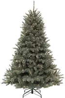 Triumph Tree Forest frosted verlichte kunstkerstboom blauwgroen 185cm - 224 lampjes - afbeelding 4