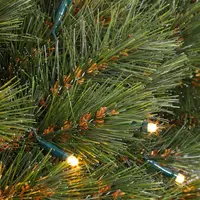 Triumph Tree Forest frosted verlichte slinger groen 180cm - 96 lampjes - afbeelding 4