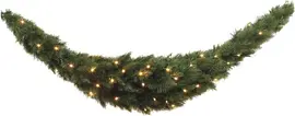 Triumph Tree Forest frosted verlichte slinger groen 180cm - 96 lampjes - afbeelding 6