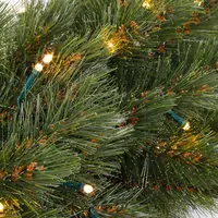 Triumph Tree Forest frosted verlichte slinger groen 180cm - 96 lampjes - afbeelding 3