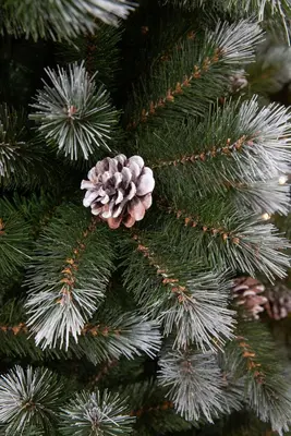 Triumph Tree Pittsburgh kunstkerstboom besneeuwd dennenappel groen 155cm - afbeelding 2