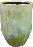 TS bloempot Davide 15x20 cm Apple Green - afbeelding 1