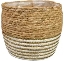 TS bloempot Dorien 25x21cm goud naturel kopen?