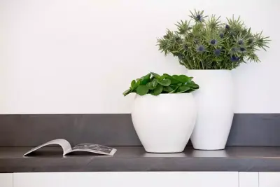 TS Bloempot salsa pure white 25x11 cm - afbeelding 3