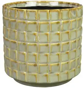 TS bloempot Stian 16x15cm soft jade
