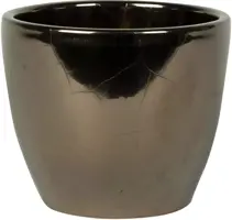 TS bloempot Sven 13x11cm goud - afbeelding 1
