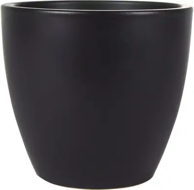 TS bloempot Sven 20x18cm zwart