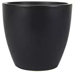 TS bloempot Sven 24x22cm zwart - afbeelding 1