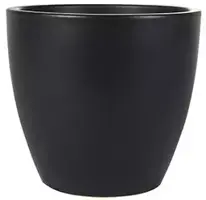 TS bloempot Sven 24x22cm zwart - afbeelding 1