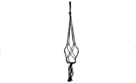 TS Bloempothanger Macrame D2 H90 zwart kopen?