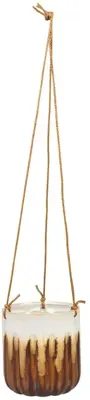 TS Collection bloempot alice  10x11cm caramel - afbeelding 1