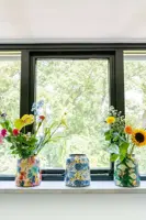 TS Collection bloempot bee metaal 21x24cm groen - afbeelding 5