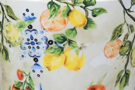 TS Collection bloempot designed by lammie metaal 26x23cm sunny citrus - afbeelding 3