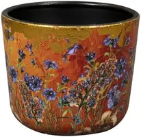 TS Collection bloempot dreamy hummingbird kunststof, metaal 7x7cm dreamy hummingbird - afbeelding 1