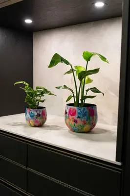 TS Collection bloempot dutch beauty metaal 7x6cm spring - afbeelding 3