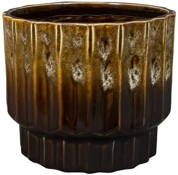 TS Collection bloempot faye keramiek 12x10cm savannah