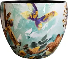 TS Collection bloempot fresia metaal 21x16cm fresh