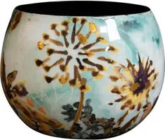 TS Collection bloempot fresia metaal 7x6cm fresh