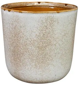 TS Collection bloempot hedy keramiek 11x12cm sand - afbeelding 1