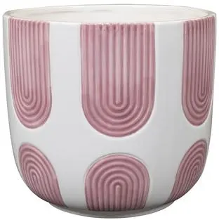 TS Collection bloempot joya keramiek 13x13cm mauve