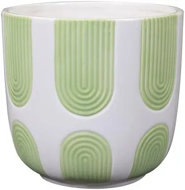 TS Collection bloempot joya keramiek 18x17cm apple