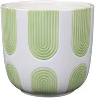 TS Collection bloempot joya keramiek 18x17cm apple - afbeelding 1