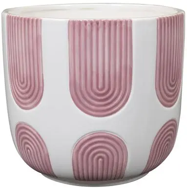 TS Collection bloempot joya keramiek 18x17cm mauve