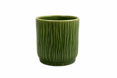 TS Collection bloempot  keramiek 13x14cm sage